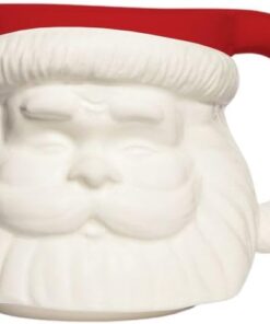 Sweet Water Decor Red Santa Hat Coffee Mug, 19oz Ceramic Christmas Mug, Dishwasher & Microwave Safe, Large Holiday Winter Cup for Coffee, Tea & Hot Chocolate, Stocking Stuffer Gifts for Women