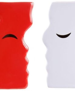 Alternative view of Blu Devil Kissing Mugs Set, Anniversary & Wedding Gifts, Exquisitely Crafted Two Large Cups & Spoons for Couples, For Him and Her on Valentines, Birthday, Engagement