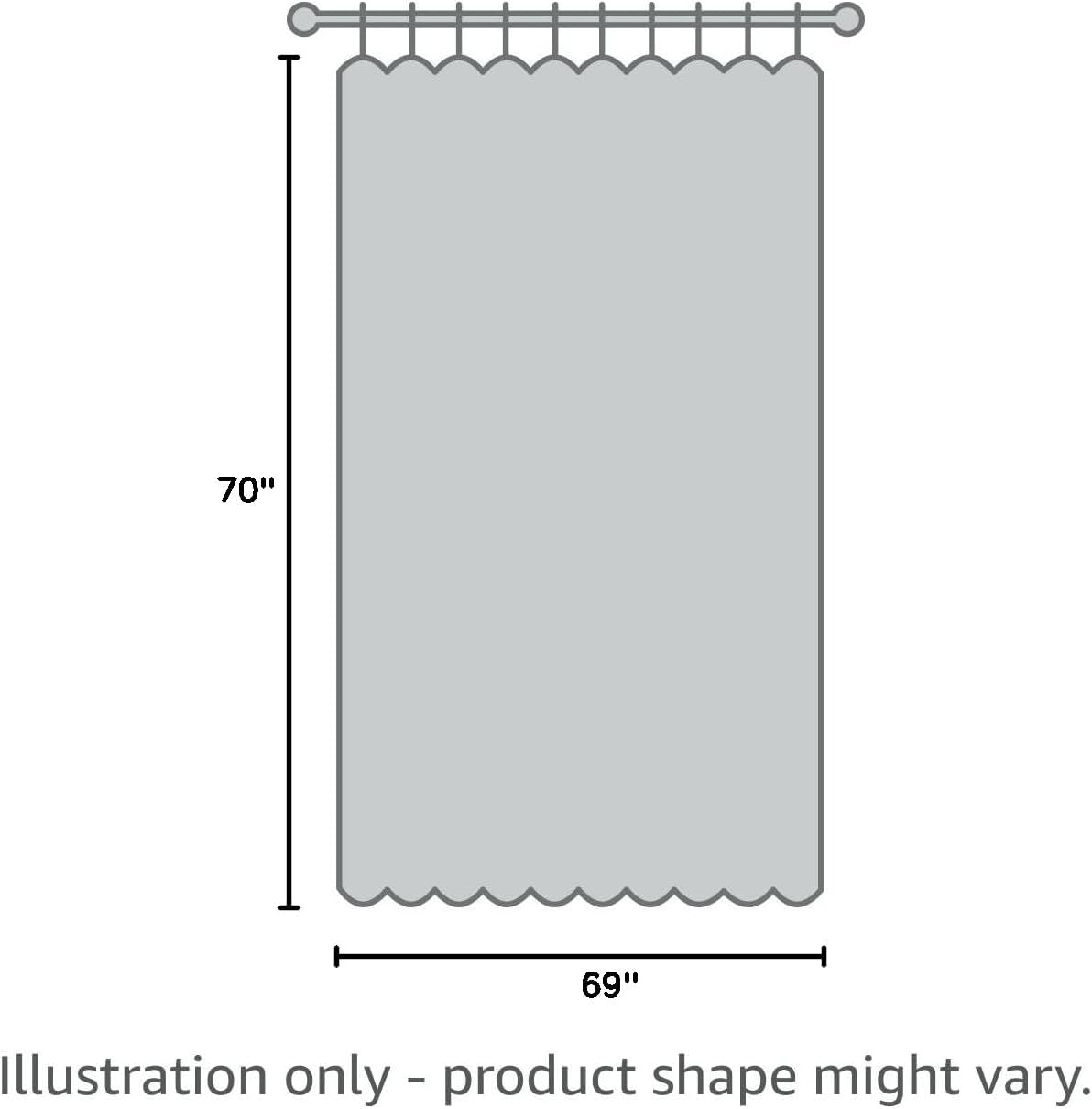 EOBTAIN Mushroom Shower Curtain Retro Mushrooms Butterfly Floral Boho Moon Starry Night Sky Botanical Wildflowers Green Plant Aesthetic Bathroom Curtain 69x70Inch Waterproof Fabric Durable 12 Hooks - Image 8