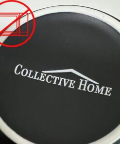 Alternative view of COLLECTIVE HOME - Black Monogram Ceramic Mugs, 15 oz Golden Initial Coffee Cups, Elegant Alphabet Tea Mugs, Personalized Halloween Mug with Gift Box, Perfect for Office and Home Décor (k)