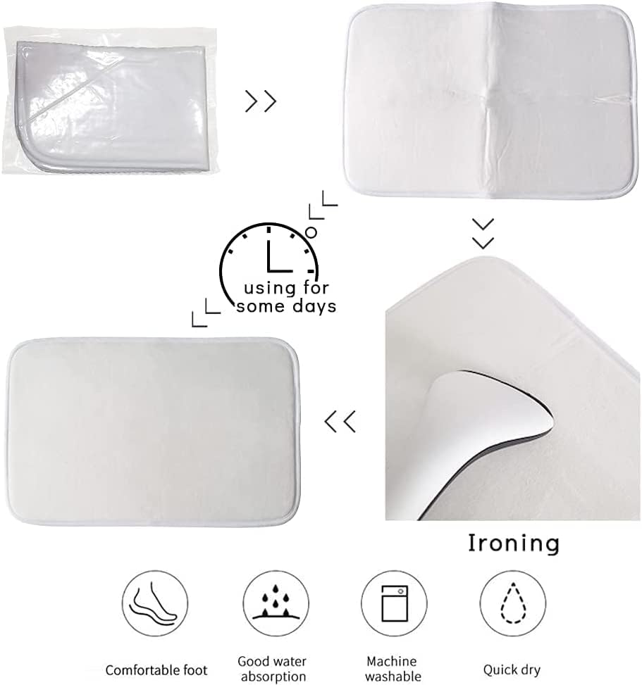 Cute Shoes Now Take Them Off Non Slip Rubber Backed Entryway Rugs for Indoor Outdoor Entrance Floor Door Mat Dries Quickly Kitchen Mat Natural Durable Easy to Maintain 16 x 24 inch - Image 4