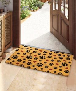 Alternative view of INOGIH Wipe Your Paws Outdoor Indoor Doormat - Welcome Mats- Fun Doormats - Nonslip Coir Mat for Entrance