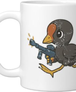 Paintball Moorhen Player Ceramic Mug, White