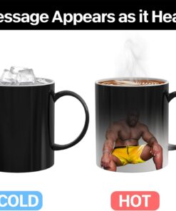 Alternative view of Valentines Day Gifts for Him Her: Funny Gifts for Men Women, Message Appears as it Heats Coffee Mug, White Elephant Novelty Gag Present for Christmas Valentines Day Birthday Prank, Office Joke