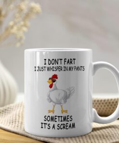 Alternative view of NATSUNO Funny Chicken Coffee Mug - 11Oz for Chicken Lovers