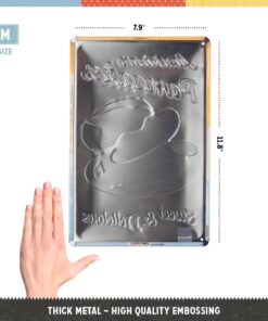 Alternative view of Nostalgic-Art Retro Tin Sign, 7.9" x 11.8", USA Diner American Pancakes?C Gift idea for USA & Diner fans, Metal Plaque, Vintage design for wall decoration