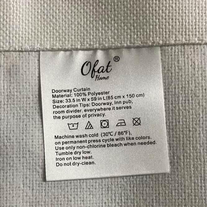 Ofat Home Chinese Ink Painting Doorway Curtain Carps Koi Fishes Japanese Noren Bring You Good Luck Tapestry for Wall Hanging Bedroom Divider Kitchen Partition Bathroom Door Decor, 33.5"x 59" - Image 8