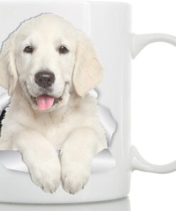 Winston & Bear Gorgeous Golden Retriever Mug - Golden Retriever Puppy Ceramic Cofee Mug - Perfect Golden Retriever Gifts - Funny Cute Golden Retriever Dog Coffee Mug for Dog Lovers (15oz)