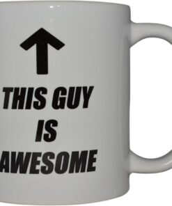 Alternative view of Rogue River Tactical Funny Novelty Coffee Mug - This Guy Is Awesome Cup, Gift Idea for Dad, Men, Brother and Boyfriend, 11 Oz, White