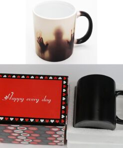 Alternative view of HS&ROXIN Color-Changing Halloween Ceramic Coffee Cup Thermal Horror Mug Spooky Cup Zombie Mug-Novelty Gifts for Halloween Christmas Birthday Mom Dad Friends Men Women