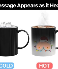 Alternative view of White Elephant Gifts for Adults - Christmas Stocking Stuffers for Men Women, Message Appears as it Heats Coffee Mug Novelty Gag Funny Gifts for Christmas Galentines Day Birthday Prank Office Joke