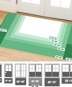 Alternative view of IM HOME Chenille Absorbent Outdoor Doormat 30" x 20", Washable Muddy Door Mats for Dog Non Slip Indoor Doormat Dog Mat for Muddy Paw Front Inside Doormats for Entryway Grey