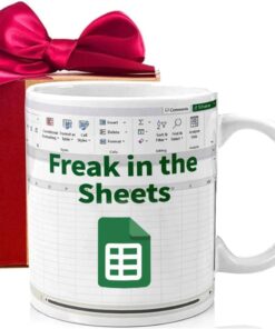 Freak in The Sheets Mug, Accountant mug Gifts, Funny Spreadsheet Mug Gifts for Women Men Coworkers CFO CPA Boss Friends Student, Novelty Accounting Graduation gifts