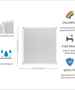 Alternative view of Vintage Square Tin Sign - "Fresh Brewed Iced Tea Served Here" Retro Beverage Art - Square Metal Wall Decor for Cafe, Kitchen, or Home - Refreshing and Delicious Gift for Tea Lovers