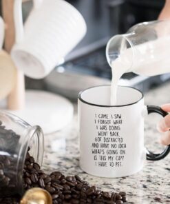 Alternative view of Gelid I Came I Saw I Forgot What I Was Doing Coffee Mug - Funny Senior Citizens Sarcastic Gifts Old People Elderly Mom Dad Grandma Grandpa - Presents Mothers Day Fathers Birthday - 11 oz Novelty Cup