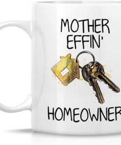 Alternative view of Retreez Funny Mug - Mother Effin Homeowner New Housewarming 11 Oz Ceramic Coffee Mugs - Funny, Sarcasm, Sarcastic, Motivational, Inspirational birthday gifts for friends, coworkers, dad mom her him
