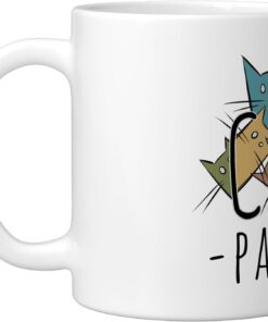 Cat Tax Paid In Full! Social Media Migration Meme Trend Ceramic Mug, White