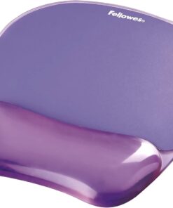 Alternative view of Fellowes Crystals Gel Mouse Pad with Wrist Rest - Purple (91441)