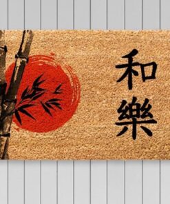 TUNIU Japanese Doormat, Japanese Culture Doormat,Home Decor,Welcome Rug,Housewarming Gift,Front Door Decor, Definition Door Mat, Porch Decor Funny Doormat,Housewarming Gifts Welcome Mat 16X24 Inch