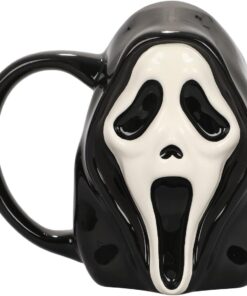 Bioworld Ghost Face 16 Oz Sculpted Ceramic Mug
