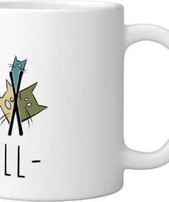 Alternative view of Cat Tax Paid In Full! Social Media Migration Meme Trend Ceramic Mug, White