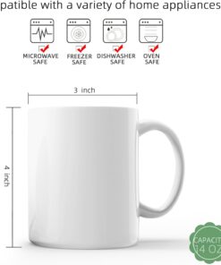 Alternative view of Chulan Bone China Coffee Mugs, 14oz White Coffee Mugs Set of 2, Over 45% Bone Content Ceramic Mug for Cocoa, Lightweight Break Resistant Porcelain Latte Mugs with Large Handle, Dishwasher ＆ Oven Safe