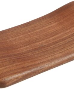 Faluber Ergonomic Walnut Wood Wrist Rest for Mouse - 6.3x3.15 inches/16x8cm, Comfort Support with Non-Slip Pads.