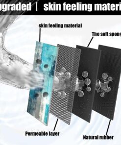 Alternative view of ZHUZHISHAN Bath Mat Rug,Blue oceanNon Slip Quick Dry Super Absorbent Thin Bathroom Rugs Fit Under Door-Easy to Clean Bathroom Floor Mats-Shower Rug for Shower Sink Bathtub(16" x 24"in)