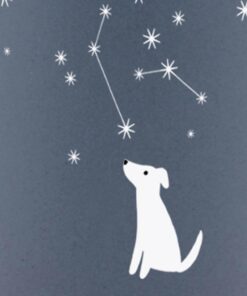 Alternative view of Fringe Studio Celestial Dog Stoneware Mug, 12 fl oz, Navy, 429017