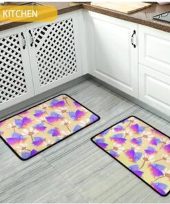Alternative view of Dellukee Indoor Outdoor Doormats Leopard Print Cute Welcome Non Slip Durable Washable Home Decorative Door Mats Rugs for Entrance Bedroom Bathroom Kitchen