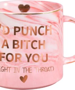 Valentines Day Gifts for Her, Galentines Mothers Day Mom Gifts for Mom Wife from Daughter Son, 12 OZ Funny Coffee Mug Christmas Birthday Present for Women Girlfriend Sister Friends