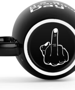 Alternative view of White Elephant Gift for Adults - "Smile It's a Beautiful Day" Funny 14 OZ Coffee Mug, Gag Gifts for Men, Women, Coworkers, Friends, Mom, Dad, Wife, Husband - Christmas Stocking Stuffers for Adults