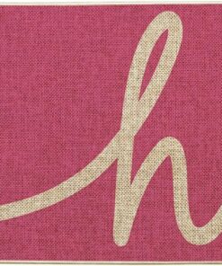 Artoid Mode Pink Hi Spring Doormat, Summer Home Decor Low-Profile Switch Rug Door Mat Floor Mat for Indoor Outdoor 17x29 Inch