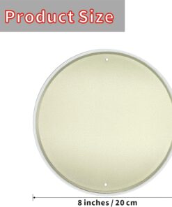 Alternative view of Vintage Round Tin Sunflower Sign Retro Metal Sign Suitable For Home Street Shop Garage Bar Farm Garden - Multi-Purpose For Indoor/Outdoor Use Plaque 8x8 Inch