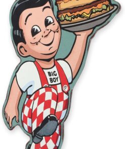 Alternative view of Bob's Big Boy Classic Metal Sign for Kitchen, Dining Room, or Garage