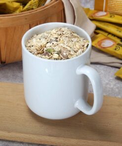 Alternative view of Smilatte 20 OZ Large Coffee Mug, M016 Plain Ceramic Boss Big Tea Cup with Handle for Dad Men, White