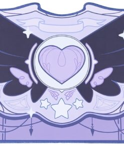 GeekShare Large Gaming Mouse Pad Dark Purple Non-Slip Rubber Back Mouse Pad Big Desk Mat for Keyboard and Mouse,Perfect for Gaming or Home Office Work - Star Wings Dark Version