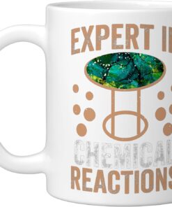 Epoxy Woodworking: Expert In Chemical Reactions Ceramic Mug, White