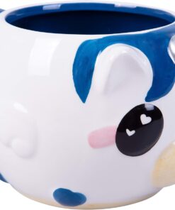 Alternative view of Seven20 Glitter Galaxy Blue Figural Unicorn Coffee Mug - Drink in the Cutest Ceramic Mug Ever - Gift for Kids, Teens, Adults, Women - Officially Licensed