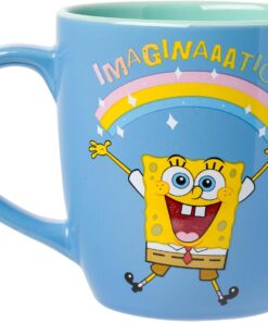 Alternative view of Silver Buffalo Spongebob Squarepants Rainbow Imagination Ceramic Coffee Mug, 18 Ounces