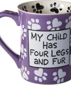 Alternative view of Enesco 4026112 Our Name is Mud “Dog Mom” Stoneware Mug, 16 oz., Multicolor