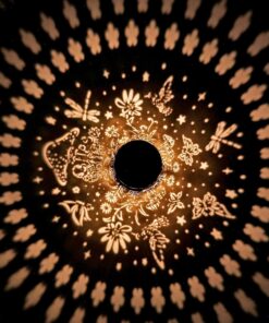 Alternative view of Solar Lantern Outdoor Waterproof, Metal Butterfly, Hummingbirds, Dragonflies, Frogs, Turtles, Flowers, Mushrooms, Garden Decor for Yard, Patio, Lawn, Porch, Backyard, Gifts for Women