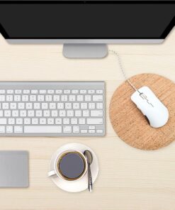 Alternative view of boshiho Mouse Pad, Eco-Friendly Natural Cork Small Mouse Pad with Wrist Support (Cork)