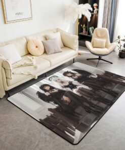 Erosebridal Japanese Anime Carpet 6'6" x 4'11",Girl Area Rug Kawaii Japanese Style Indoor Floor Mat Cartoon Animation Decorative Washable Rug for Boy Youth Teen Adult Women,Non Slip