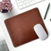 RUSTIC TOWN Leather Mouse Pads for Laptop Computer PC Gaming Apple Executive Work Desk Handmade Desk Mouse Mat