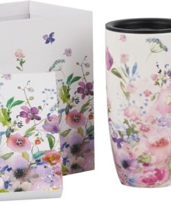 Topadorn Coffee Ceramic Mug-Porcelain Cup,Latte Tea Mug With Lid-17oz,Novelty Coffee Mugs for Men Women Office & Home