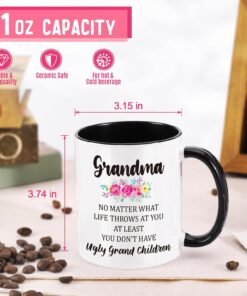 Alternative view of LEJIAJINW Gifts for Grandma Mothers Day Grandmother Gigi Nana Granny Grammy, Best Grandmother Ever Ceramic Mug, Funny Grandma Birthday Valentines Day Coffee Mug from Grandkids