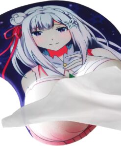 Alternative view of Sexy Anime Cute Gel Carpal Tunnel Mouse Pad with Wrist Support for Kawaii Computer Gamer