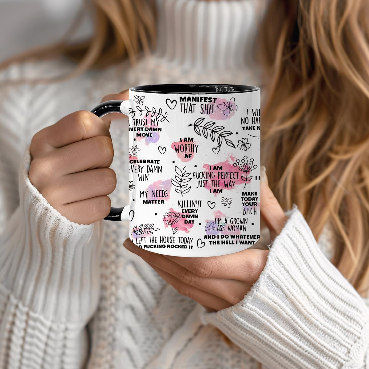 Mental Health Gift for Her, Inspirational Gift for Women Friends, 11oz Coffee Mug, Motivational Gifts for Women Sister Bestie, 11oz Coffee Mug - Image 6