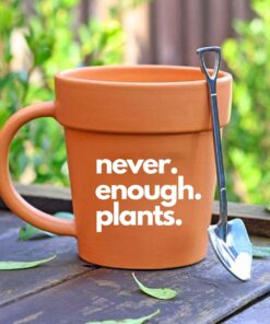 Alternative view of Funny Mug for Christmas (neverenough2) Fun Gifts for Women Unique - Best Women Gifts Handmade Ceramic Coffee Cups